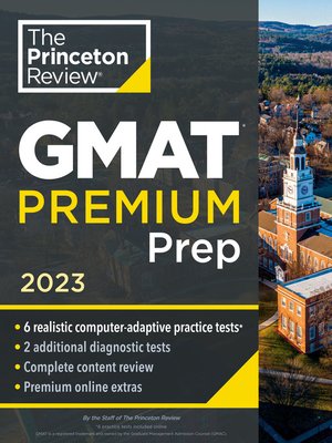 cover image of Princeton Review GMAT Premium Prep, 2023